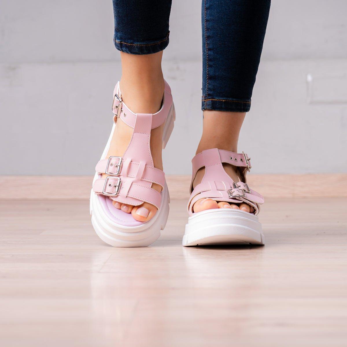 SANDALIAS CASUALES MUJER SAN ANDRES LILA 2 - 2