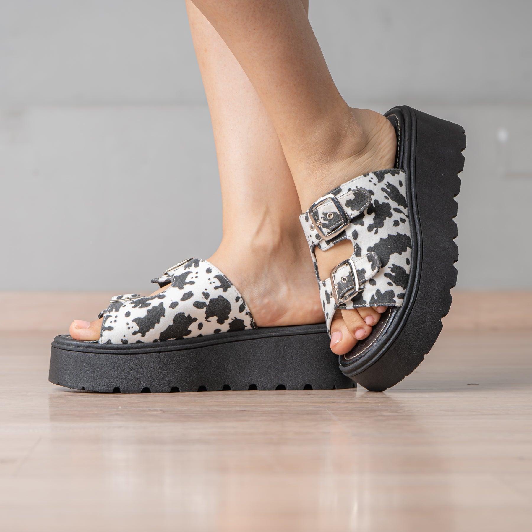 SANDALIAS CASUALES MUJER JOVINAH PRINT - 1
