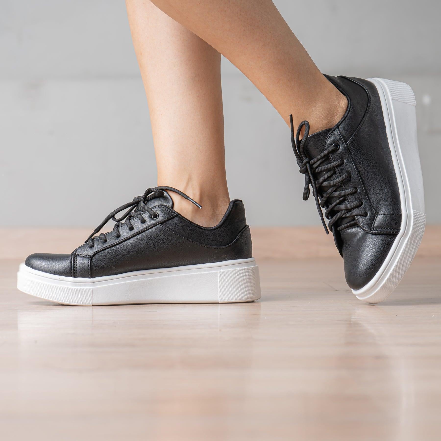 ZAPATILLAS URBANAS MUJER SKAYA NEGRO - 1