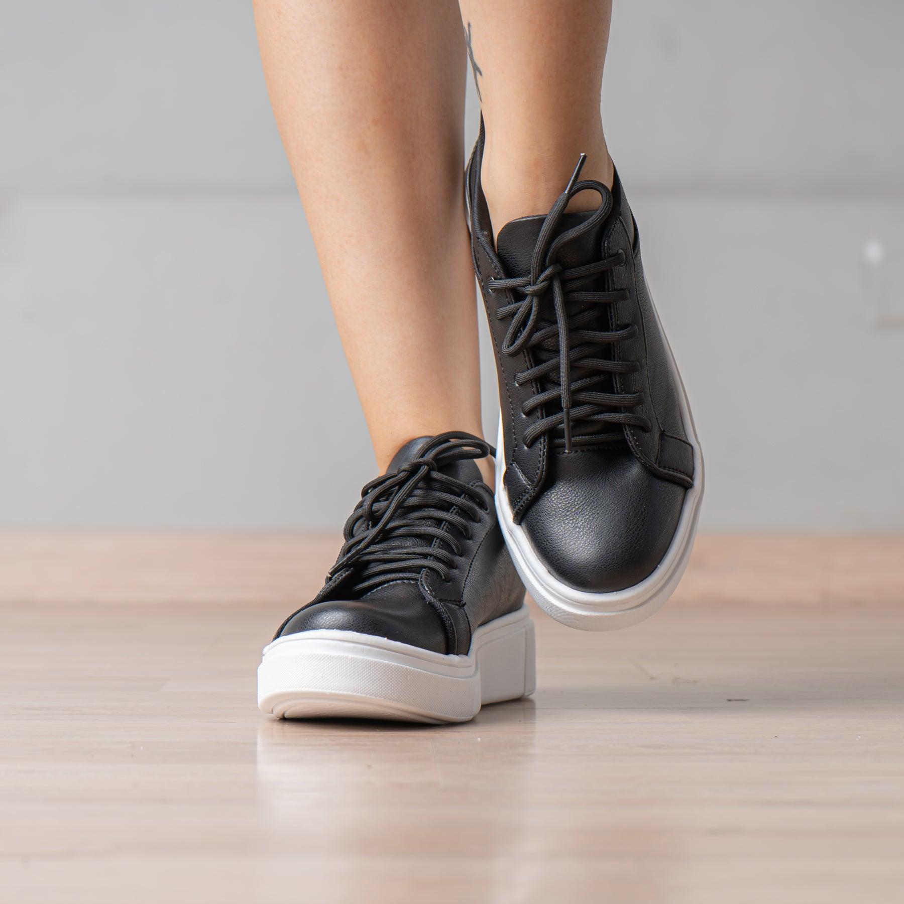 ZAPATILLAS URBANAS MUJER SKAYA NEGRO - 2