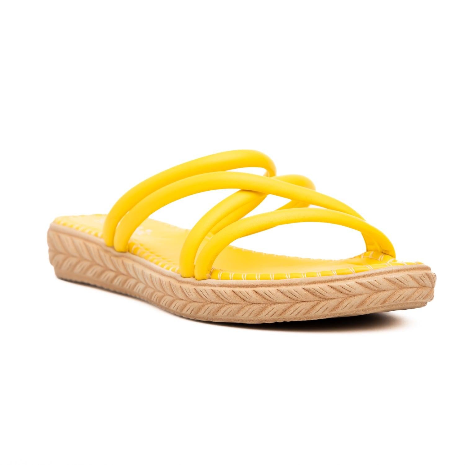 SANDALIAS CASUALES MUJER PORT LOUIS AMARILLO - 3