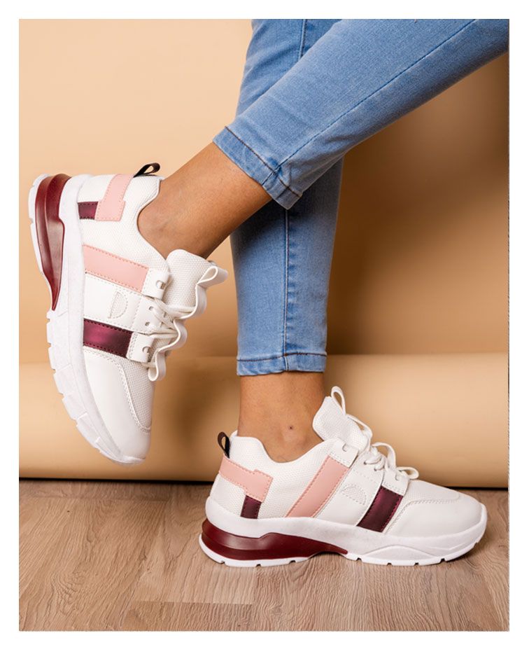 ZAPATILLAS URBANAS MUJER FRANCIA GUINDA - 9