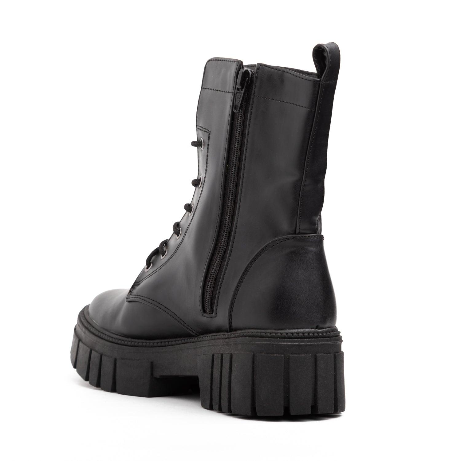 BOTAS MUJER TAVAI NEGRO LABRADO - 6