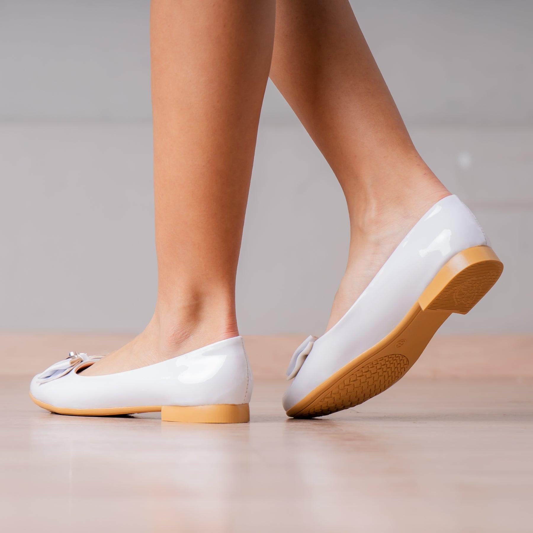 BALLERINAS MUJER SAFIYA BLANCO CHAROL - 3