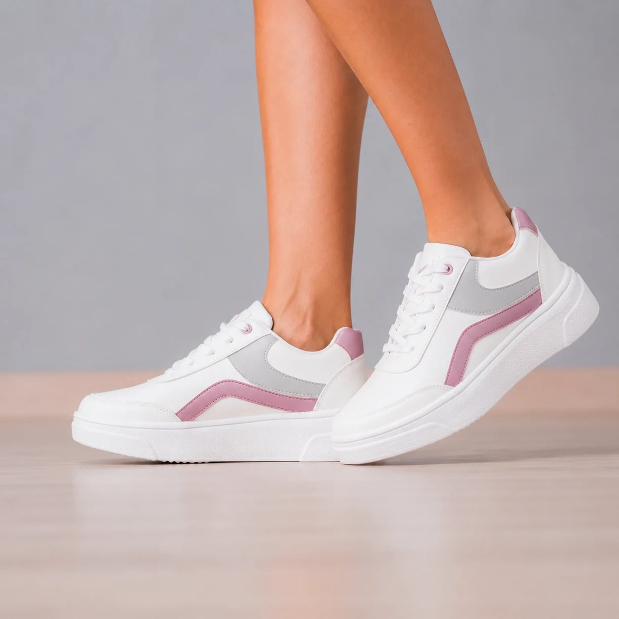 ZAPATILLAS URBANAS MUJER BOOM PLOMO - 1