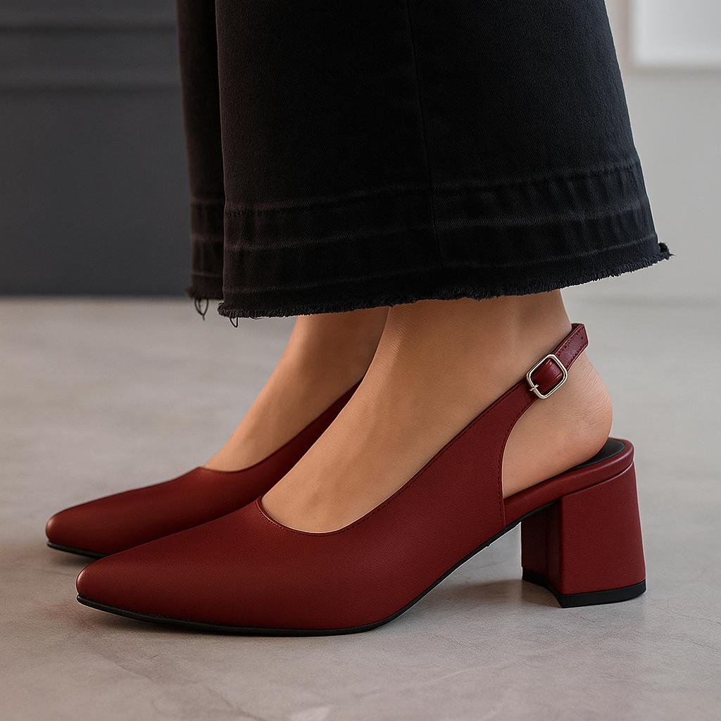 STILETTOS MUJER VAZEMBIA VINO - 1