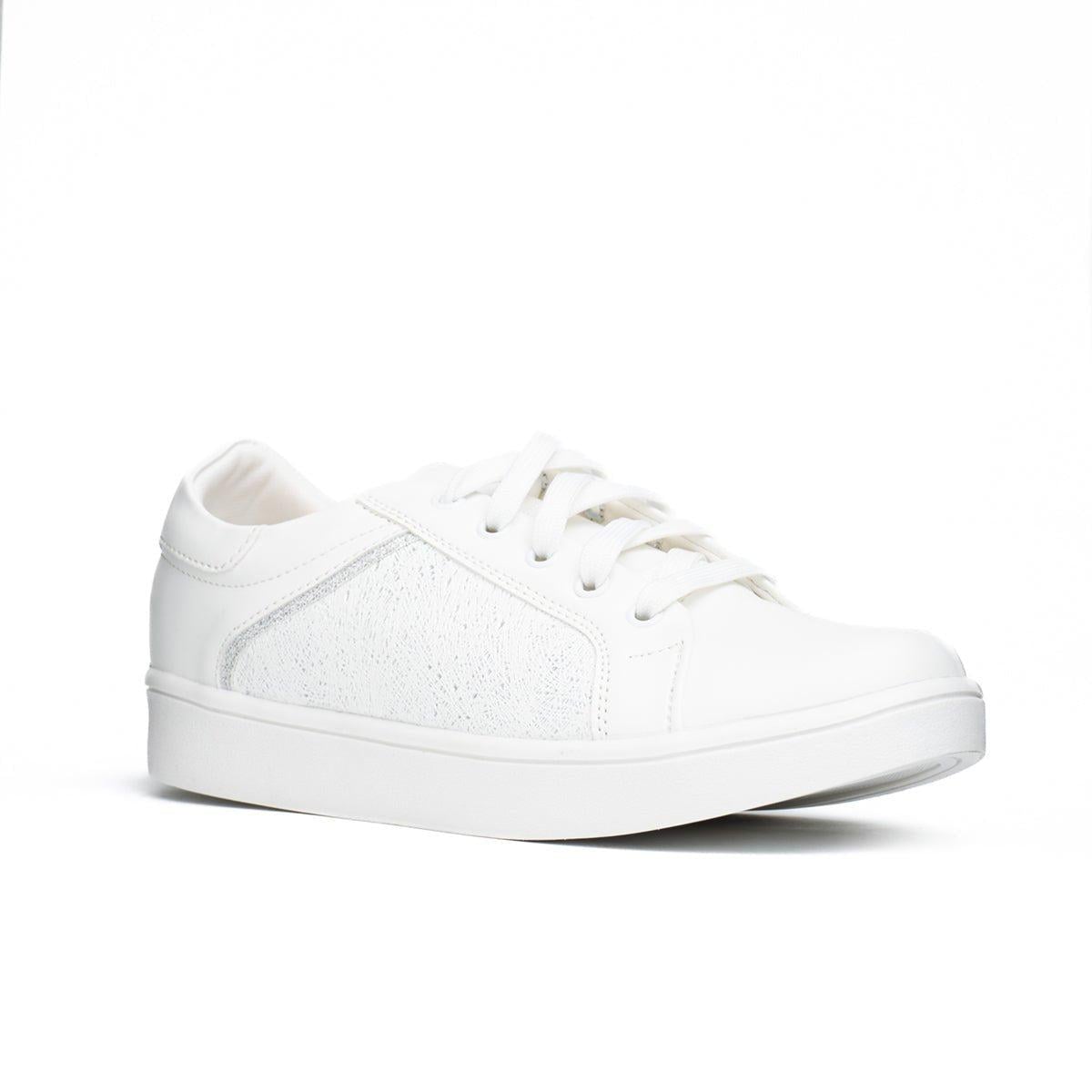 ZAPATILLAS URBANAS MUJER KANO BLANCO PLATEADO - 5