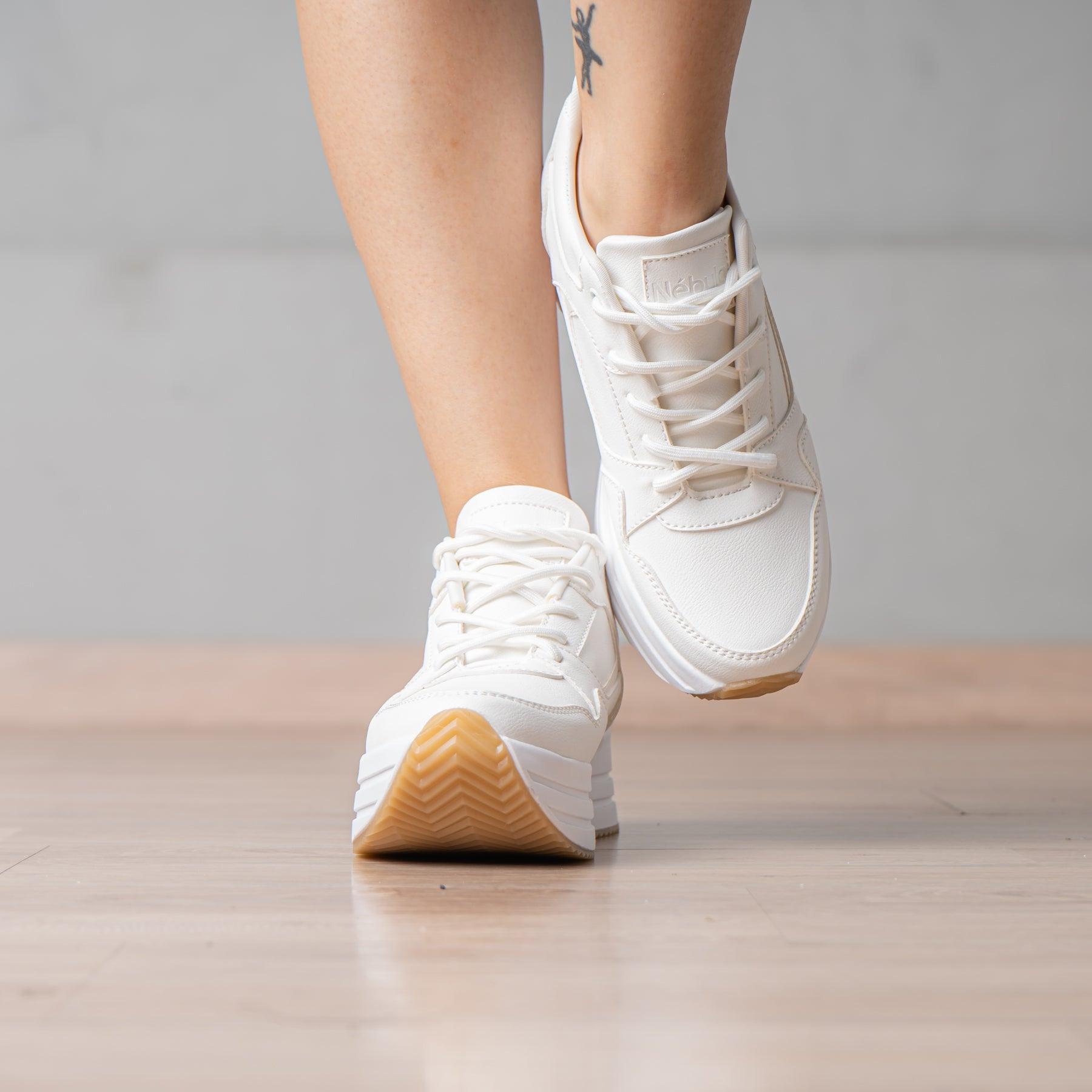 ZAPATILLAS URBANAS MUJER BENEAH BLANCO - 2