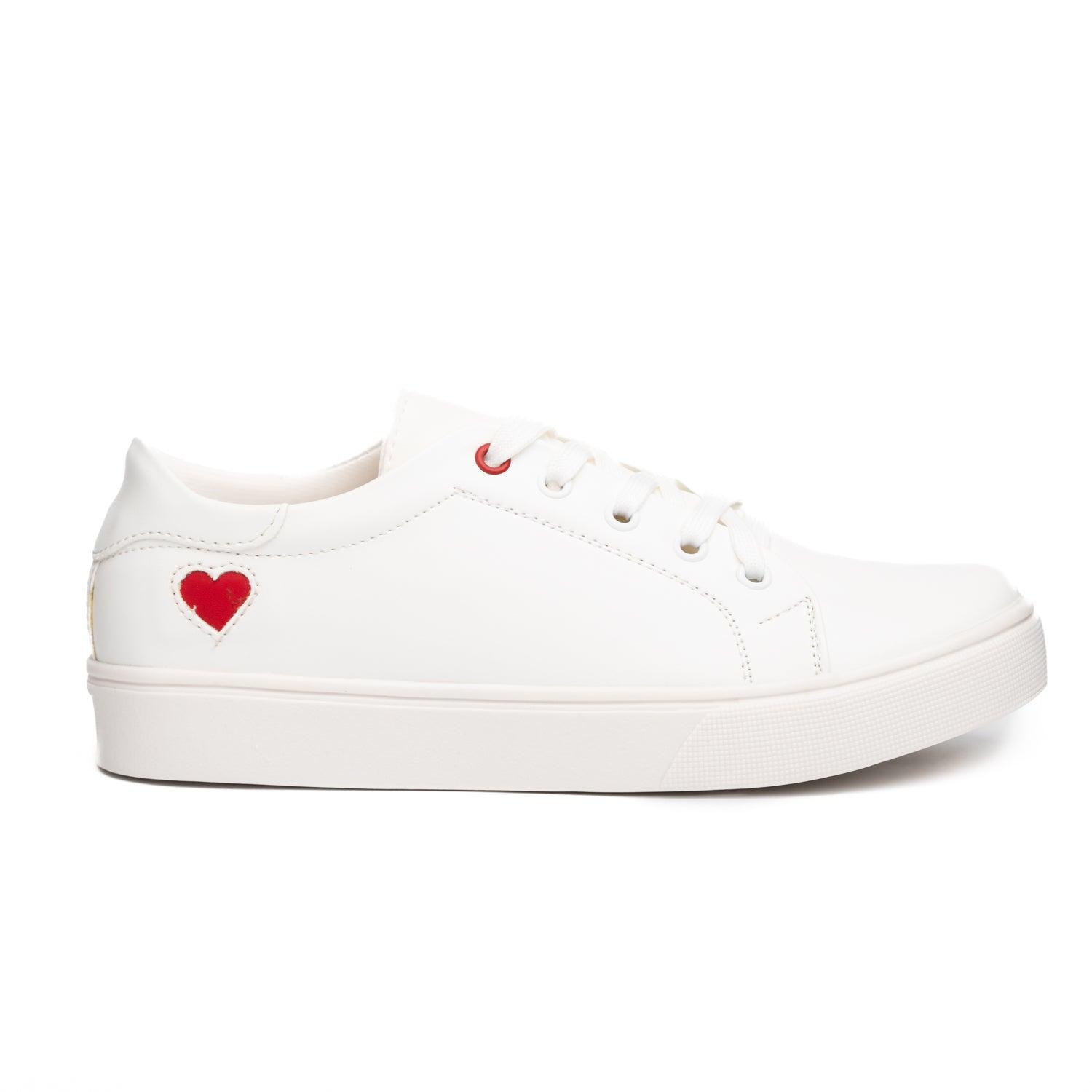 ZAPATILLAS URBANAS MUJER AREZZO BLANCO CORAZÓN DORADO - 4