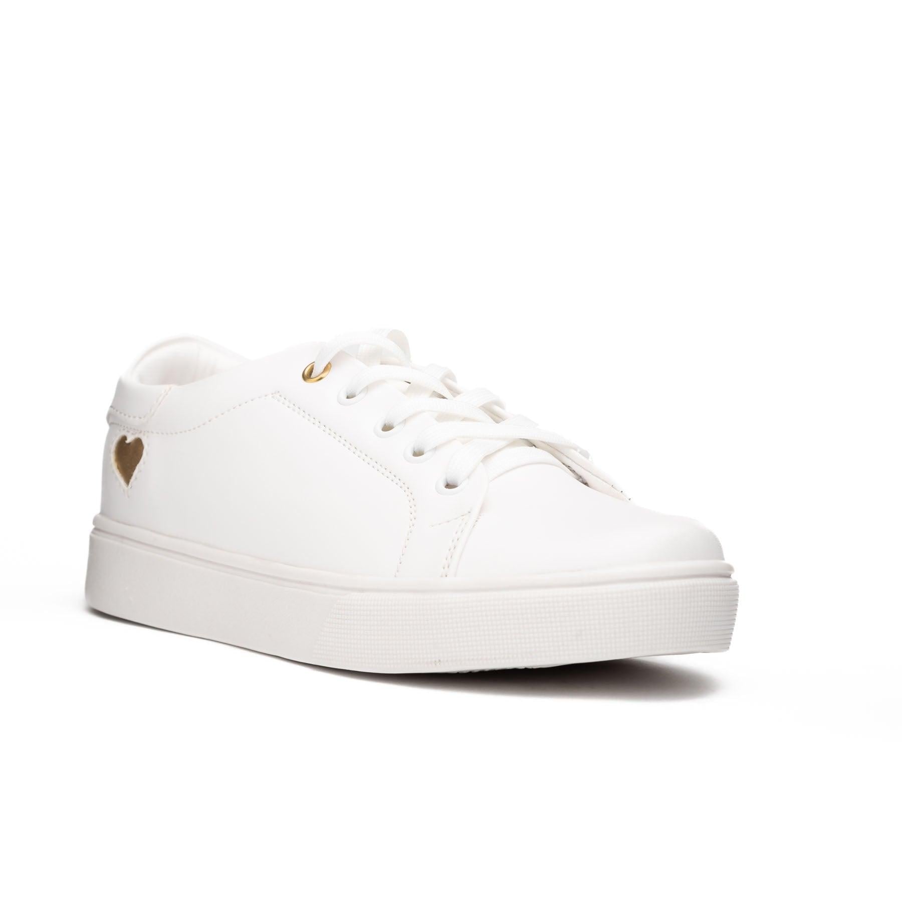 ZAPATILLAS URBANAS MUJER AREZZO BLANCO CORAZÓN DORADO - 5