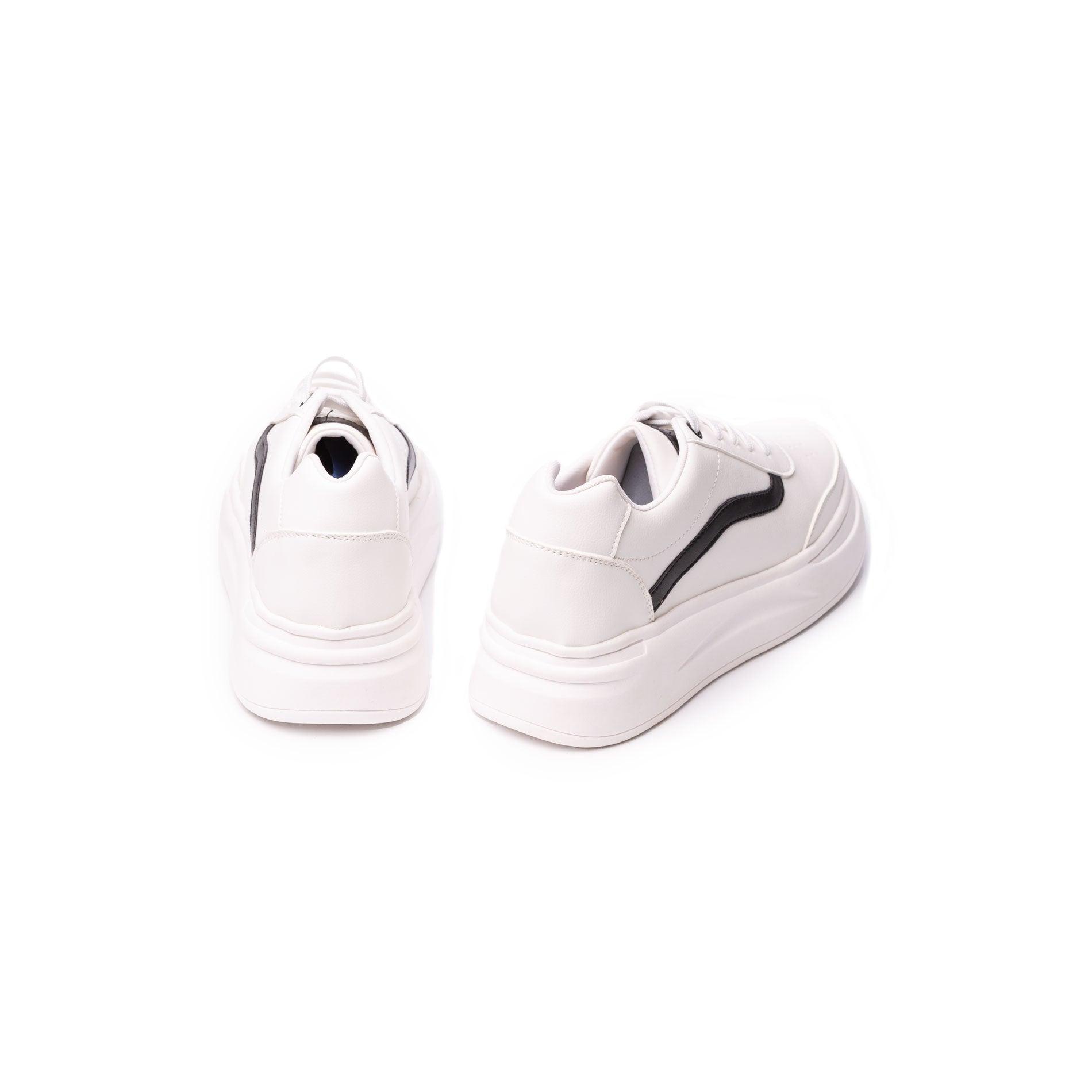 ZAPATILLAS URBANAS MUJER OLAS NEGRO CON BLANCO - 6