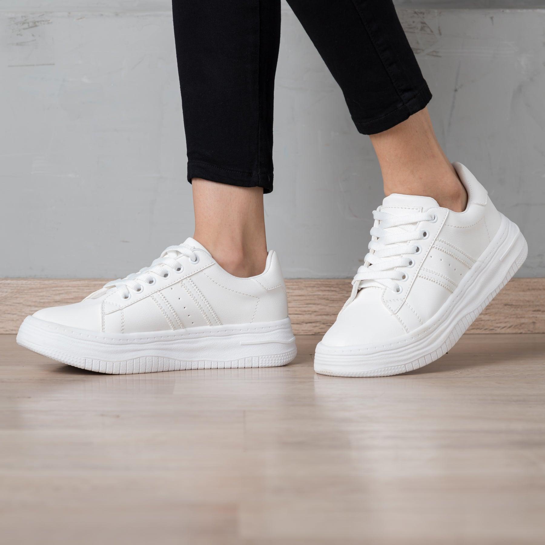 ZAPATILLAS URBANAS MUJER LUX BLANCO - 1