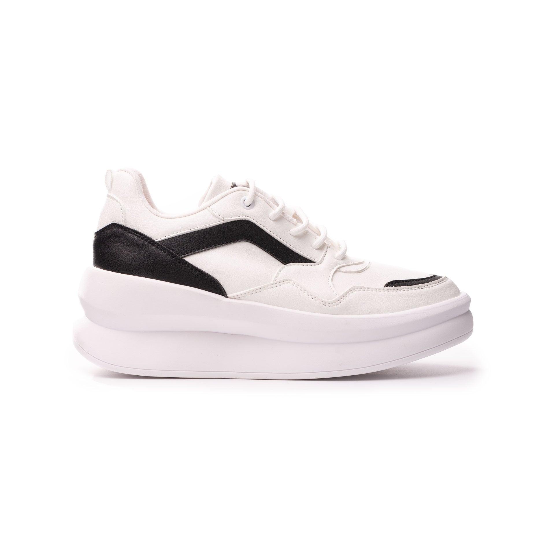 ZAPATILLAS URBANAS MUJER ZADAR BLANCO CON NEGRO - 4