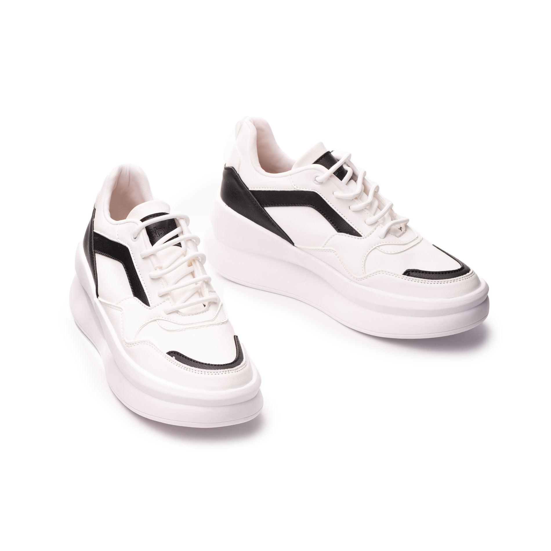 ZAPATILLAS URBANAS MUJER ZADAR BLANCO CON NEGRO - 5