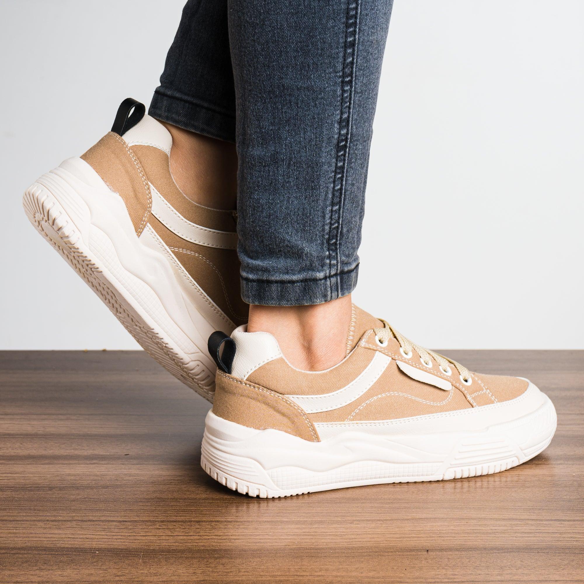 ZAPATILLAS URBANAS MUJER DROZEN CAQUI - 3