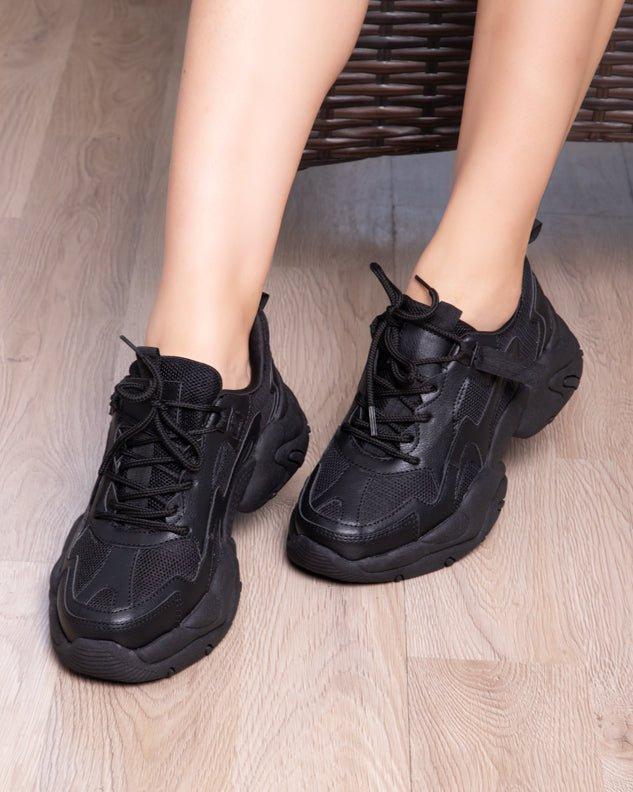 ZAPATILLAS URBANAS MUJER DARJAN NEGRO 2 - 1