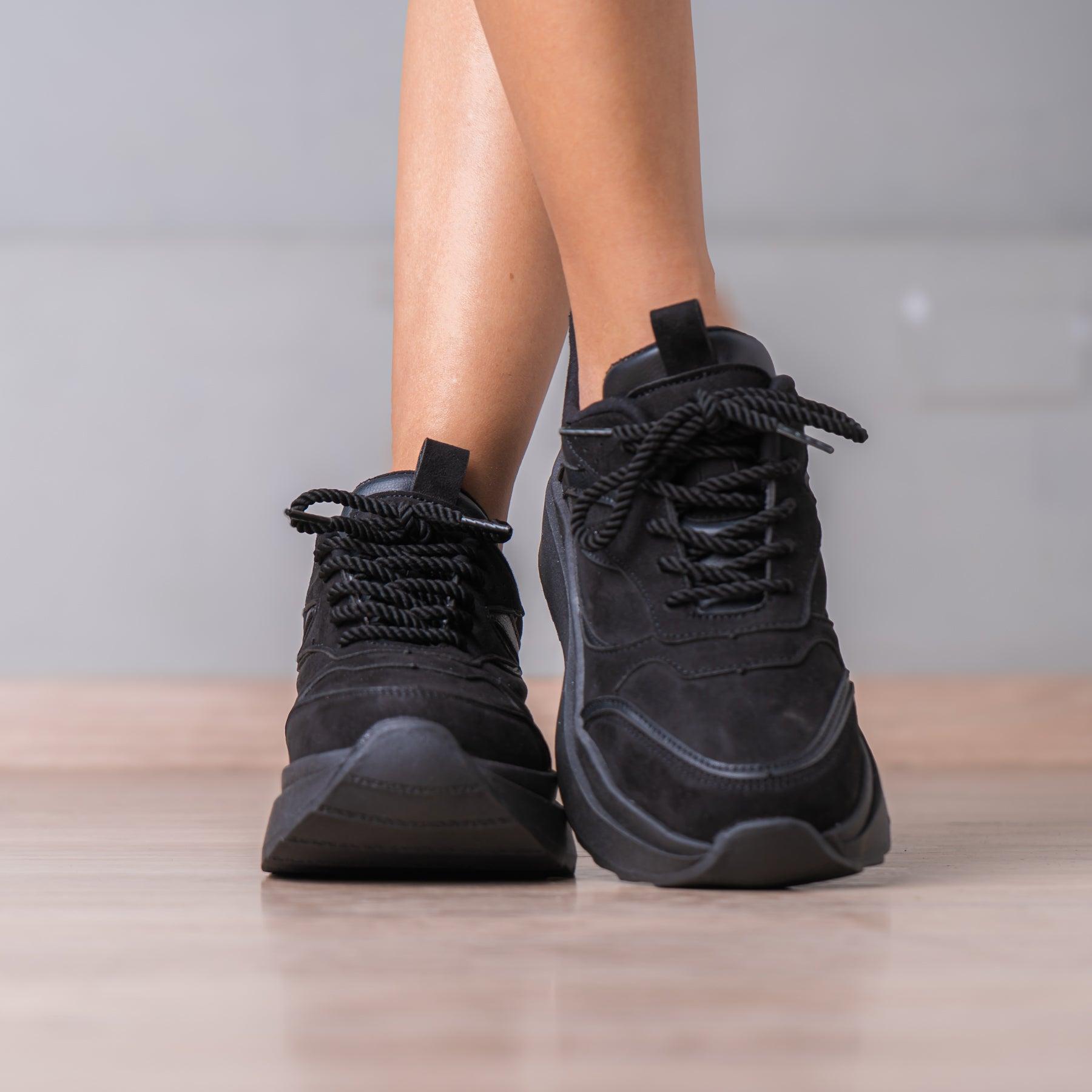 ZAPATILLAS URBANAS MUJER FLOWER NEGRO TOTAL - 2