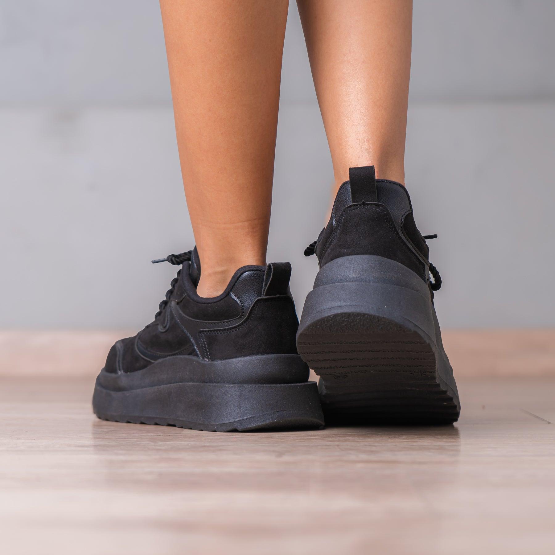 ZAPATILLAS URBANAS MUJER FLOWER NEGRO TOTAL - 3