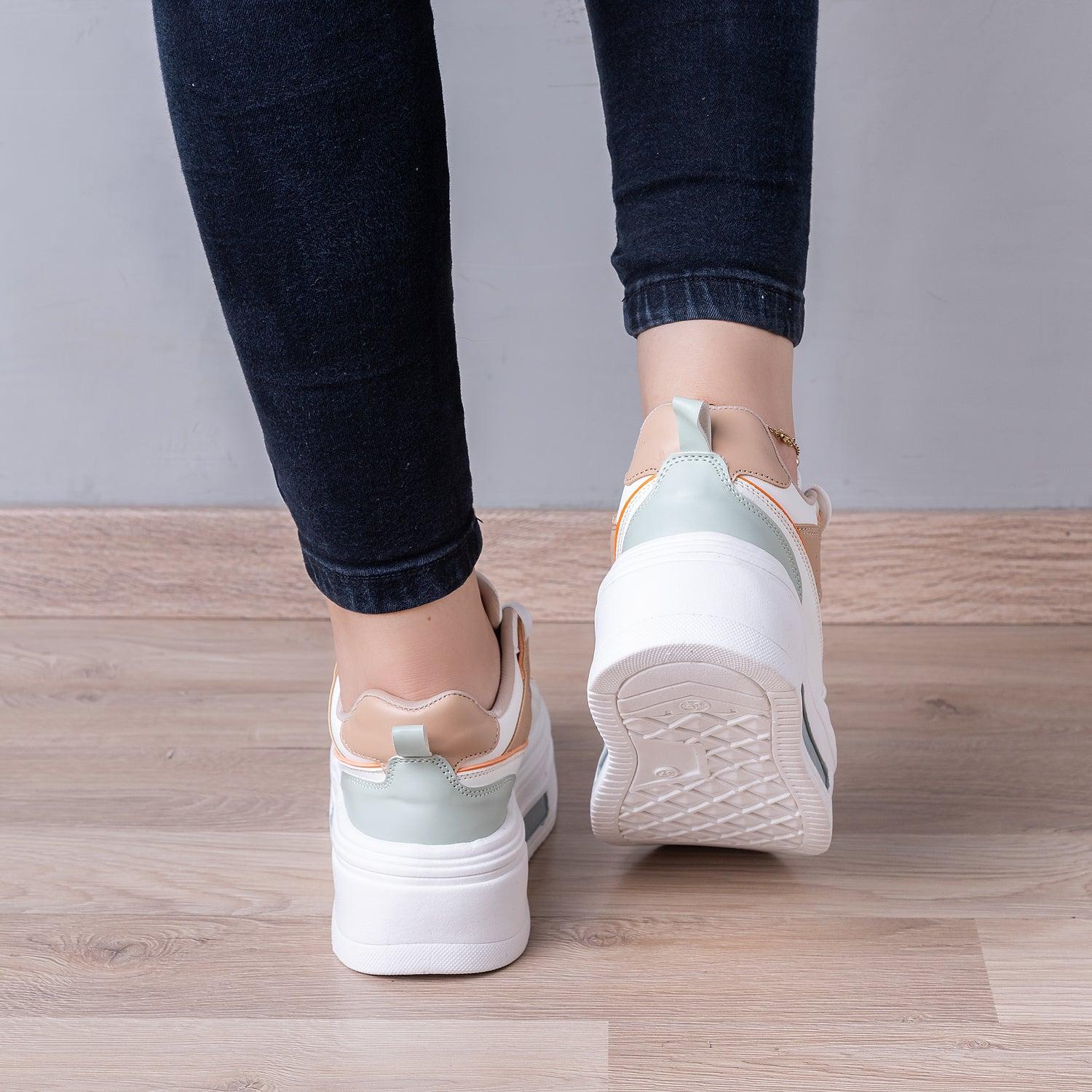 ZAPATILLAS URBANAS MUJER LUKA ANARANJADO - 3