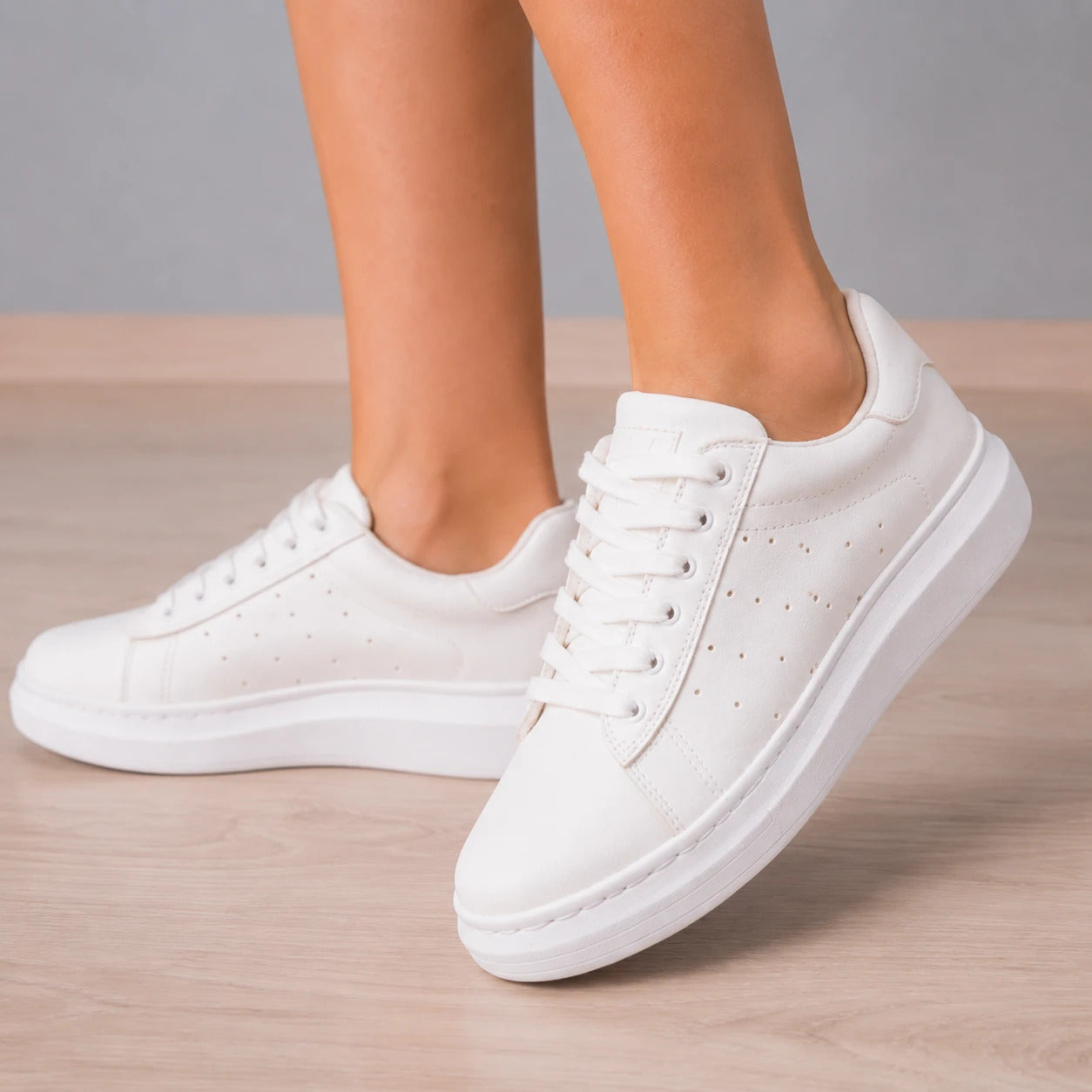 ZAPATILLAS URBANAS MUJER PINASCO BLANCO SERPIENTE - 1