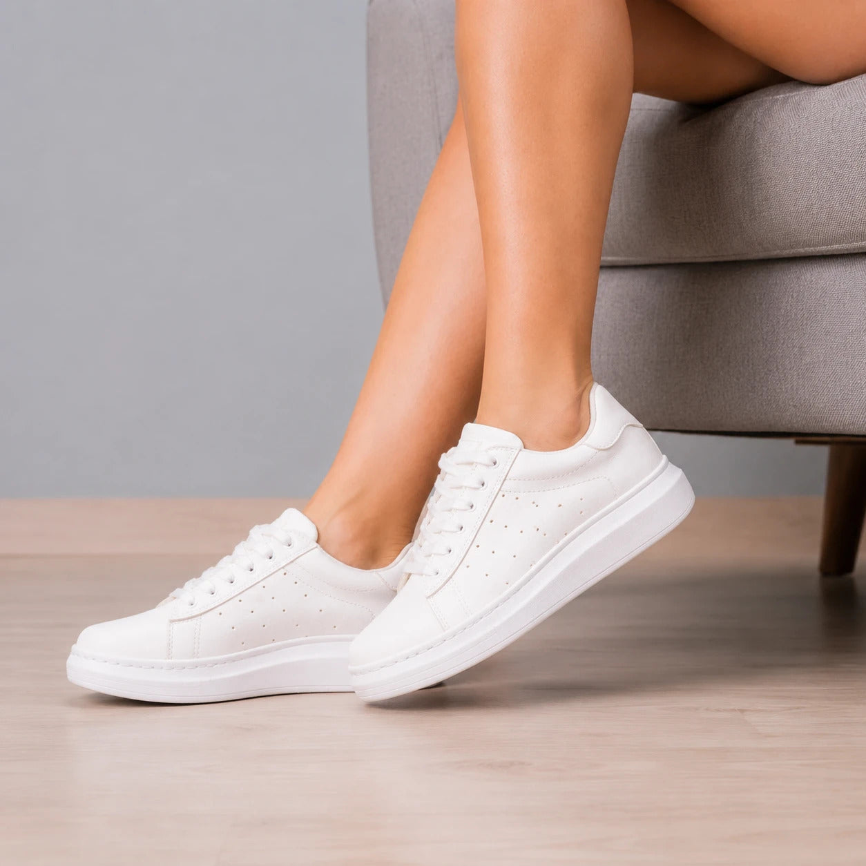 ZAPATILLAS URBANAS MUJER PINASCO BLANCO SERPIENTE - 2