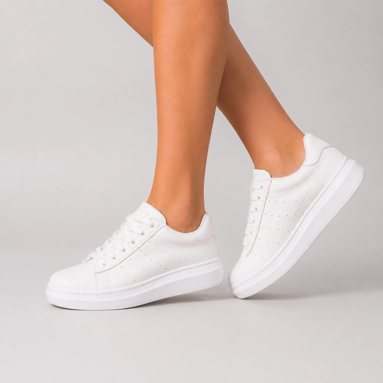 ZAPATILLAS URBANAS MUJER PINASCO BLANCO SERPIENTE - 3