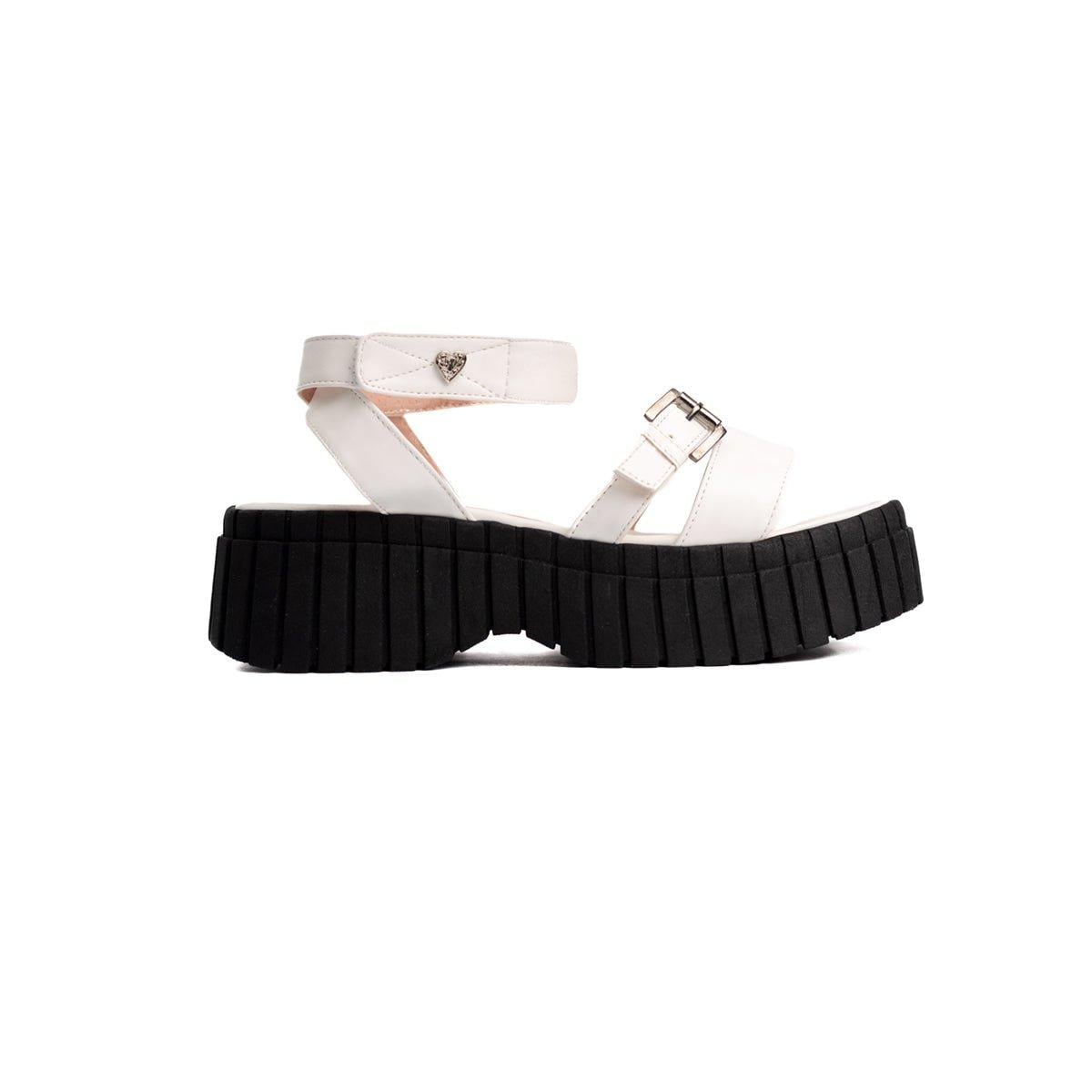 SANDALIAS CASUALES MUJER BRANA BLANCO - 4