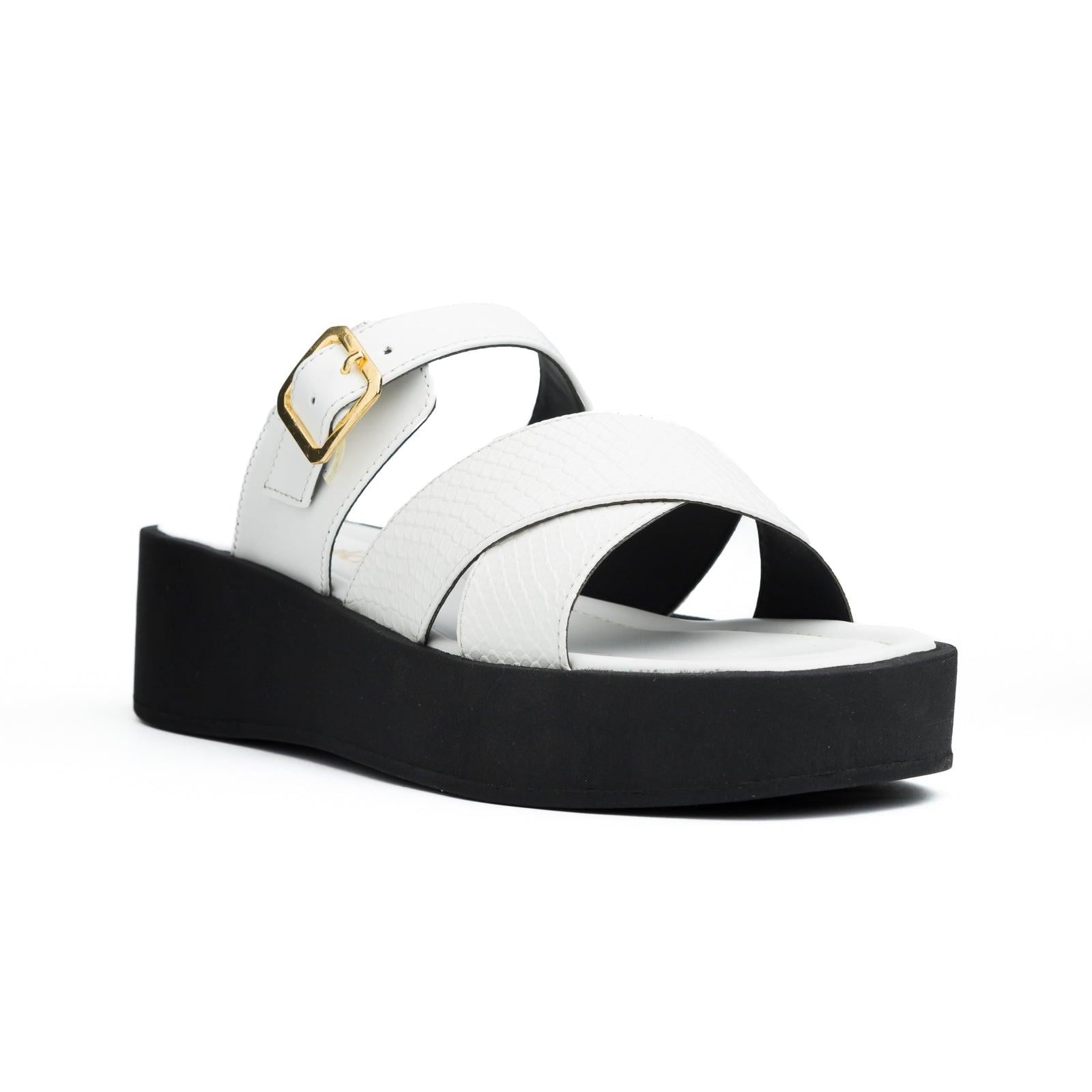 SANDALIAS CASUALES MUJER KADUNA BLANCO - 5