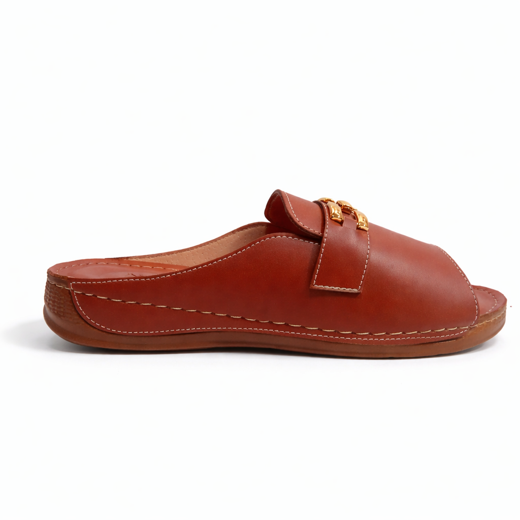 SANDALIAS CASUALES MUJER KARKER MARRON - 4