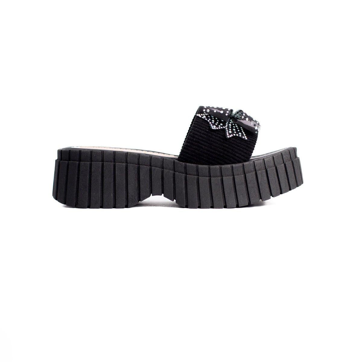 SANDALIAS CASUALES MUJER KALINA NEGRO - 4