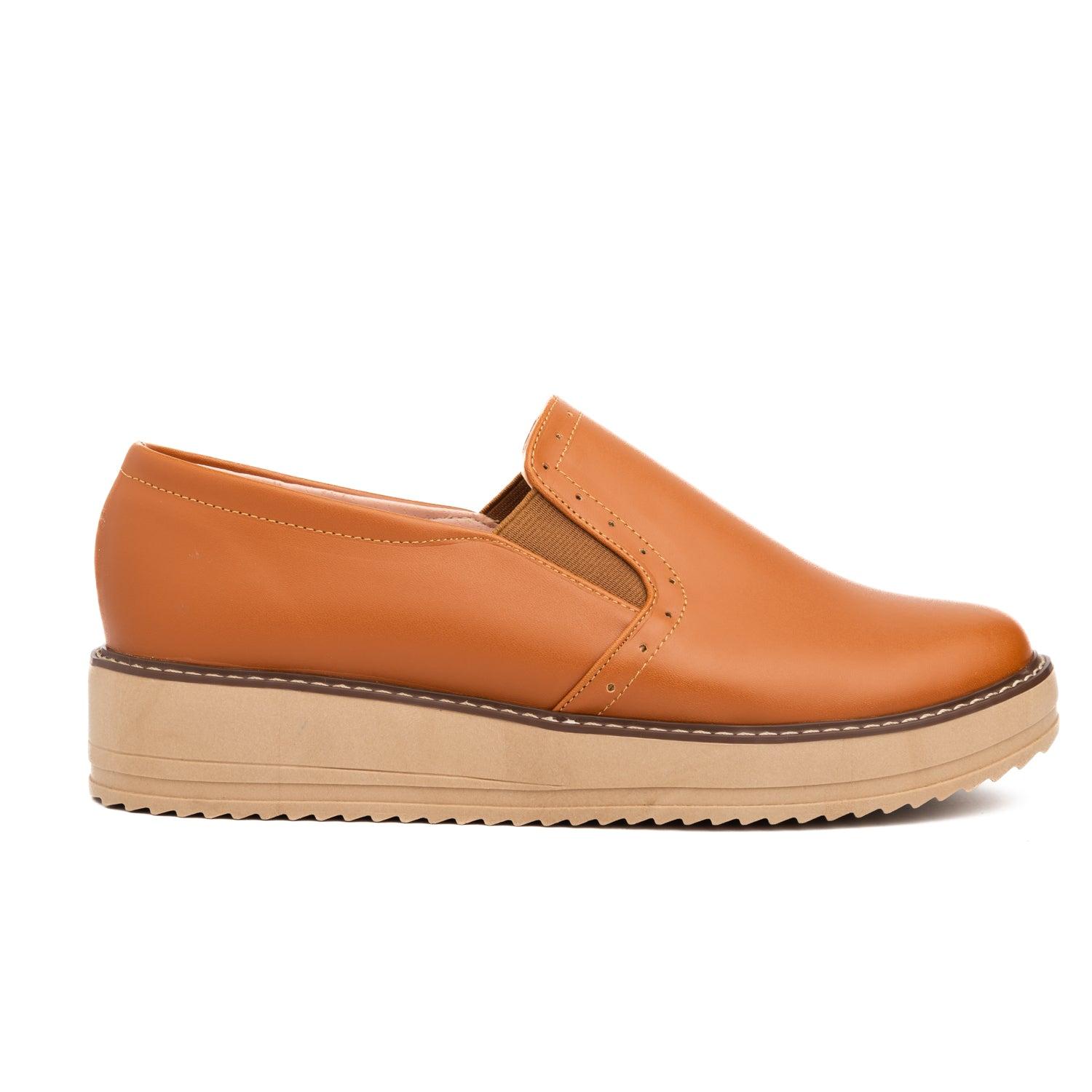 MOCASINES MUJER FERRARA CAMEL - 2