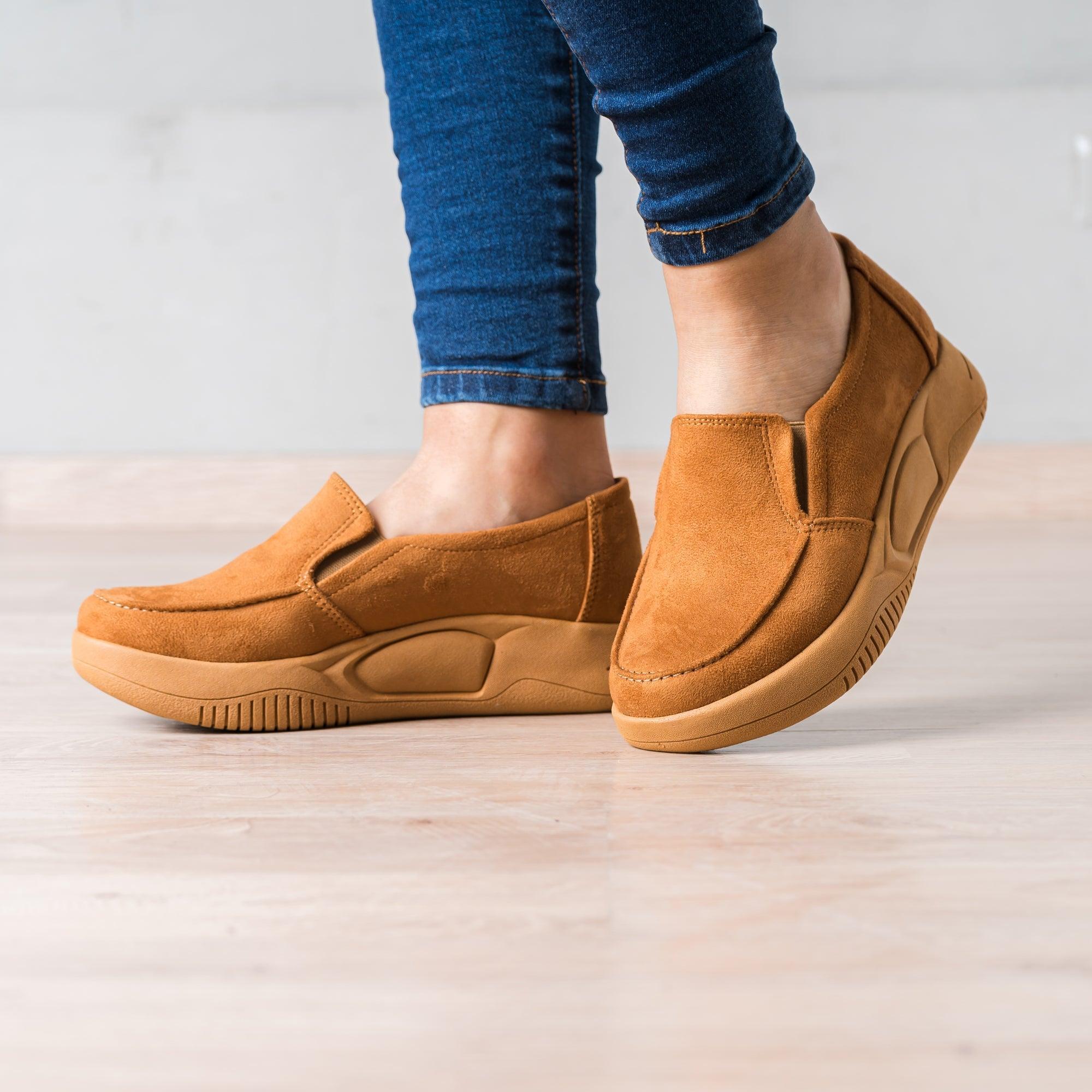 MOCASINES MUJER FIFE CAMEL - 1