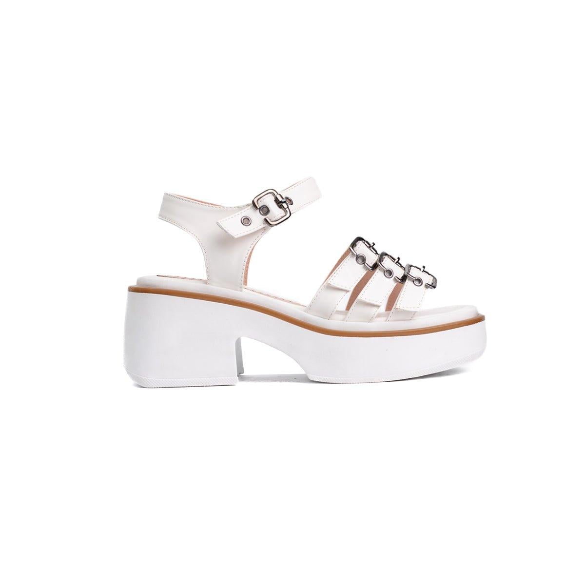 SANDALIAS CASUALES MUJER ZLATA BLANCO - 4