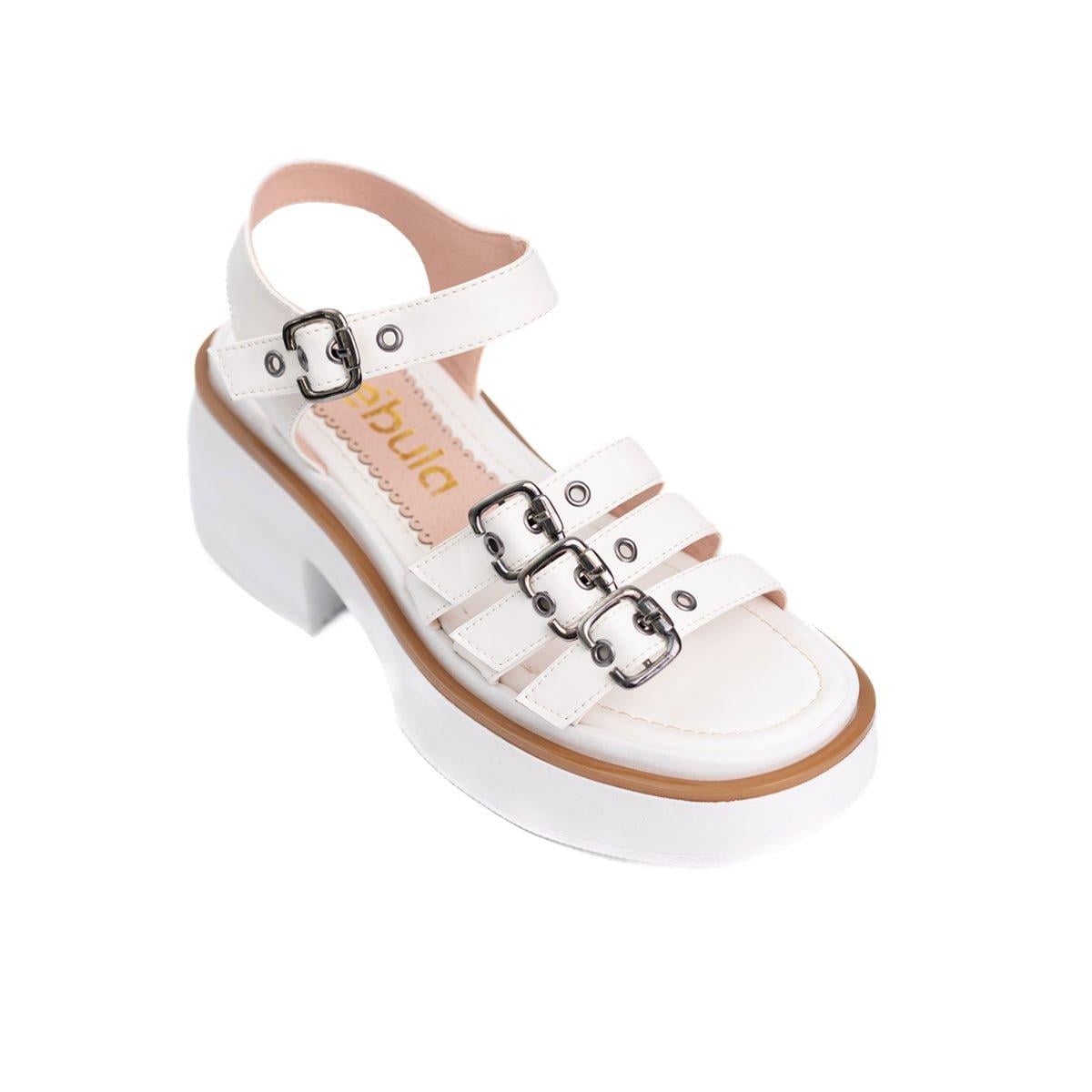 SANDALIAS CASUALES MUJER ZLATA BLANCO - 5
