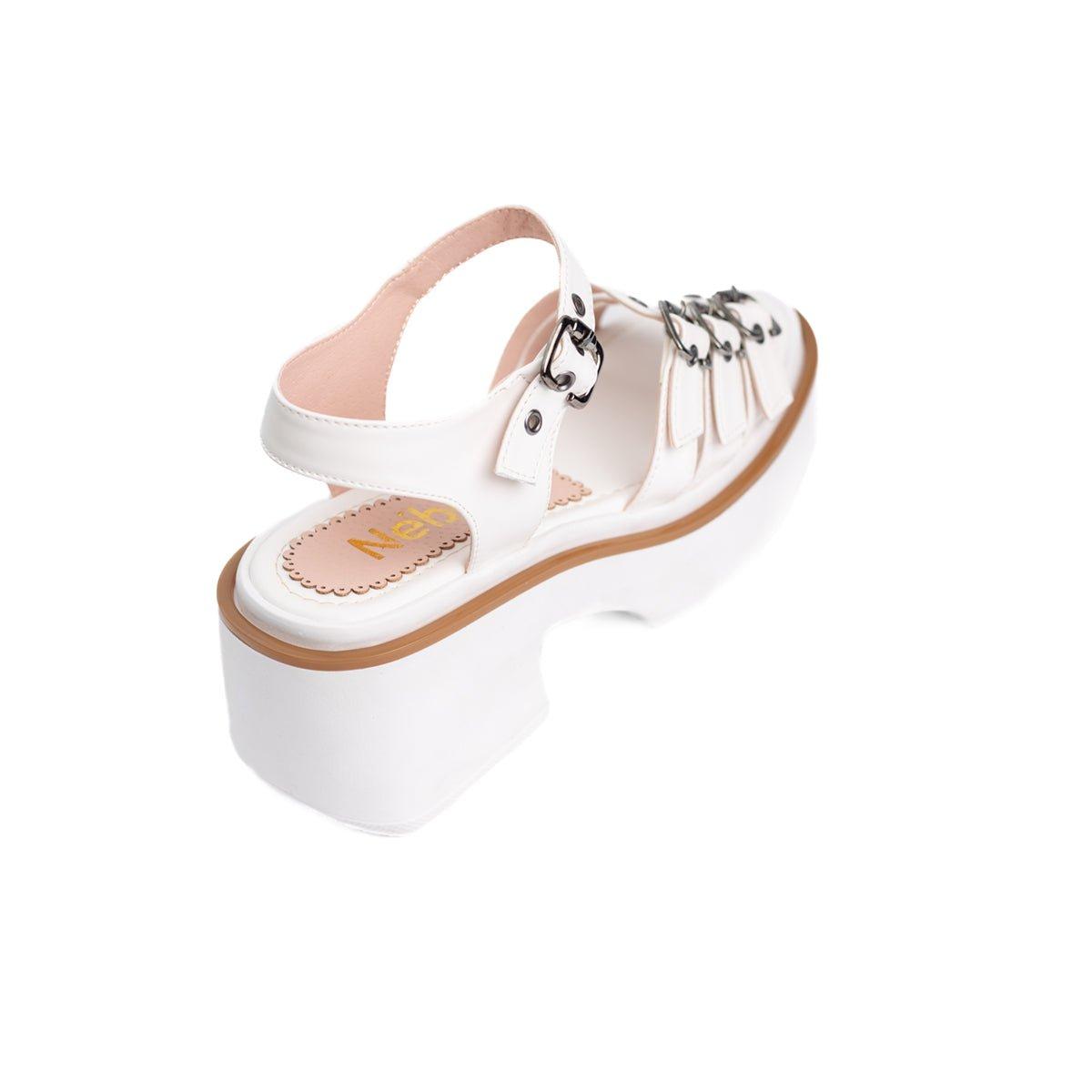 SANDALIAS CASUALES MUJER ZLATA BLANCO - 6