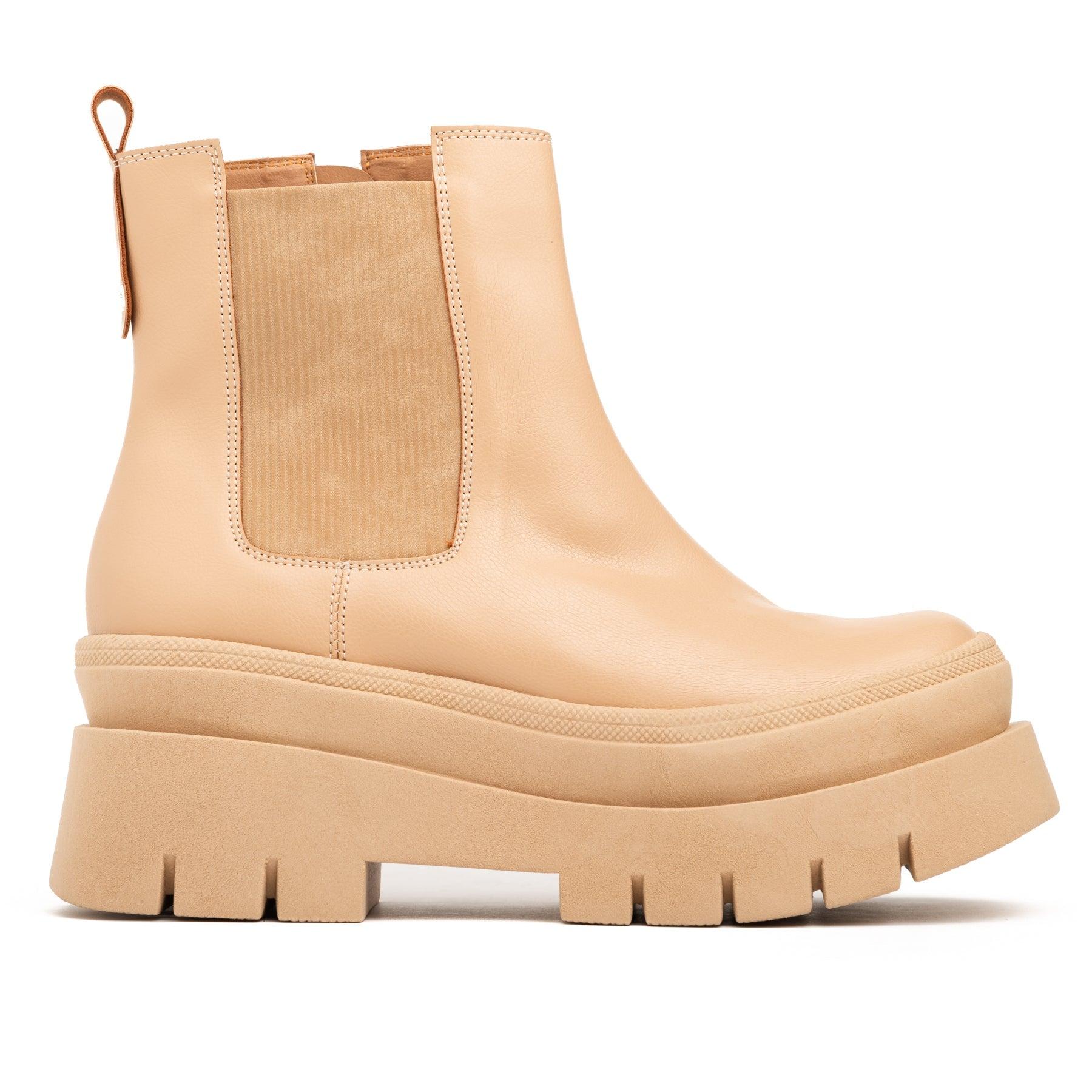 BOTAS MUJER FISHERT BEIGE - 4