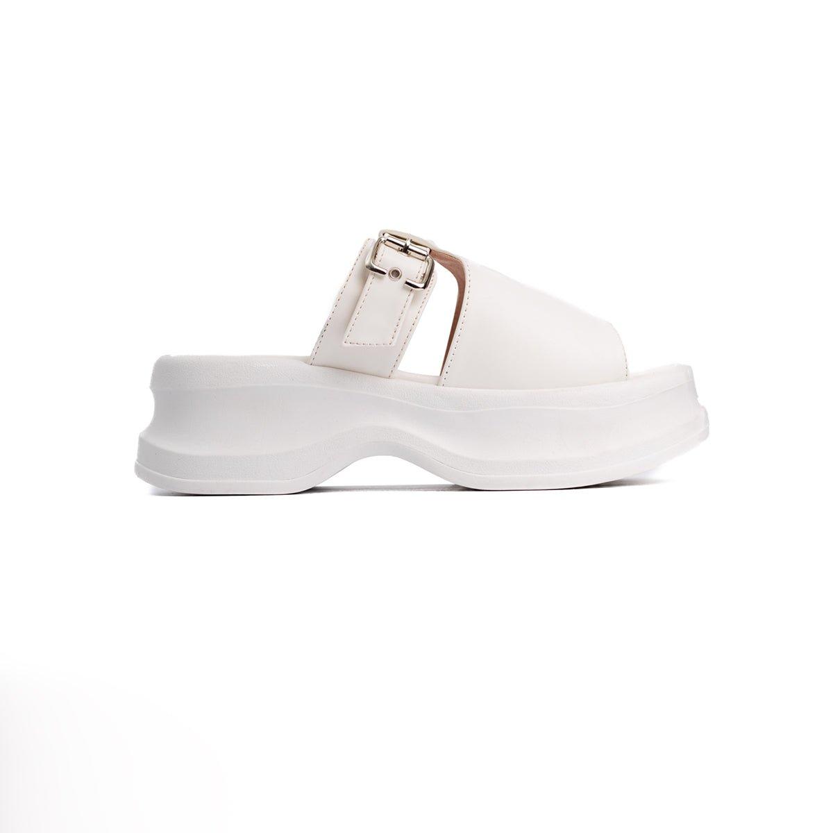 SANDALIAS CASUALES MUJER KVETA BLANCO - 4