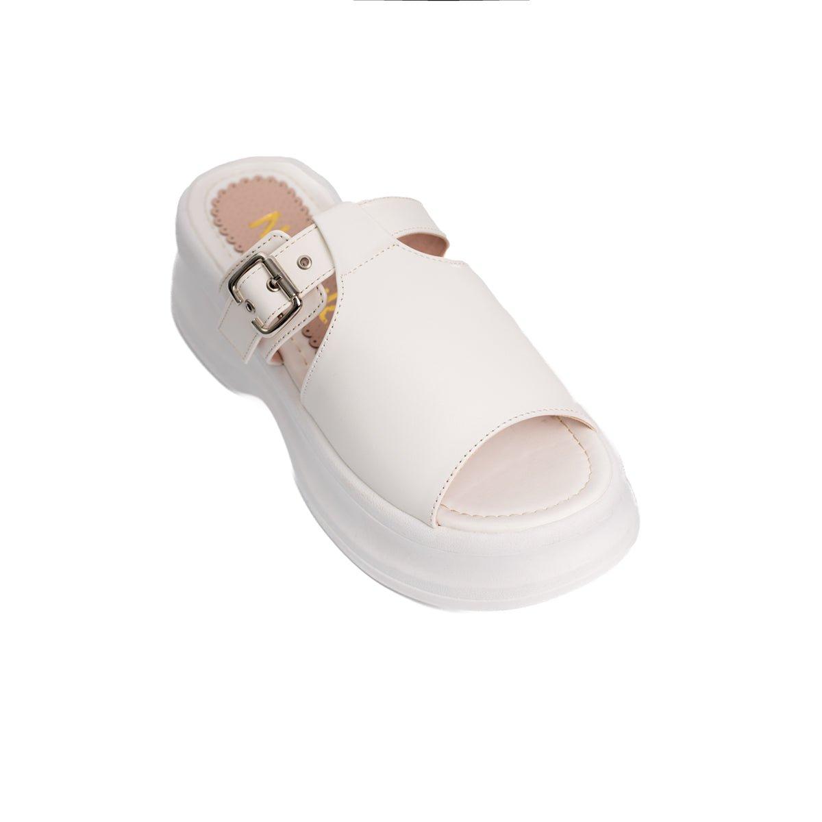SANDALIAS CASUALES MUJER KVETA BLANCO - 5