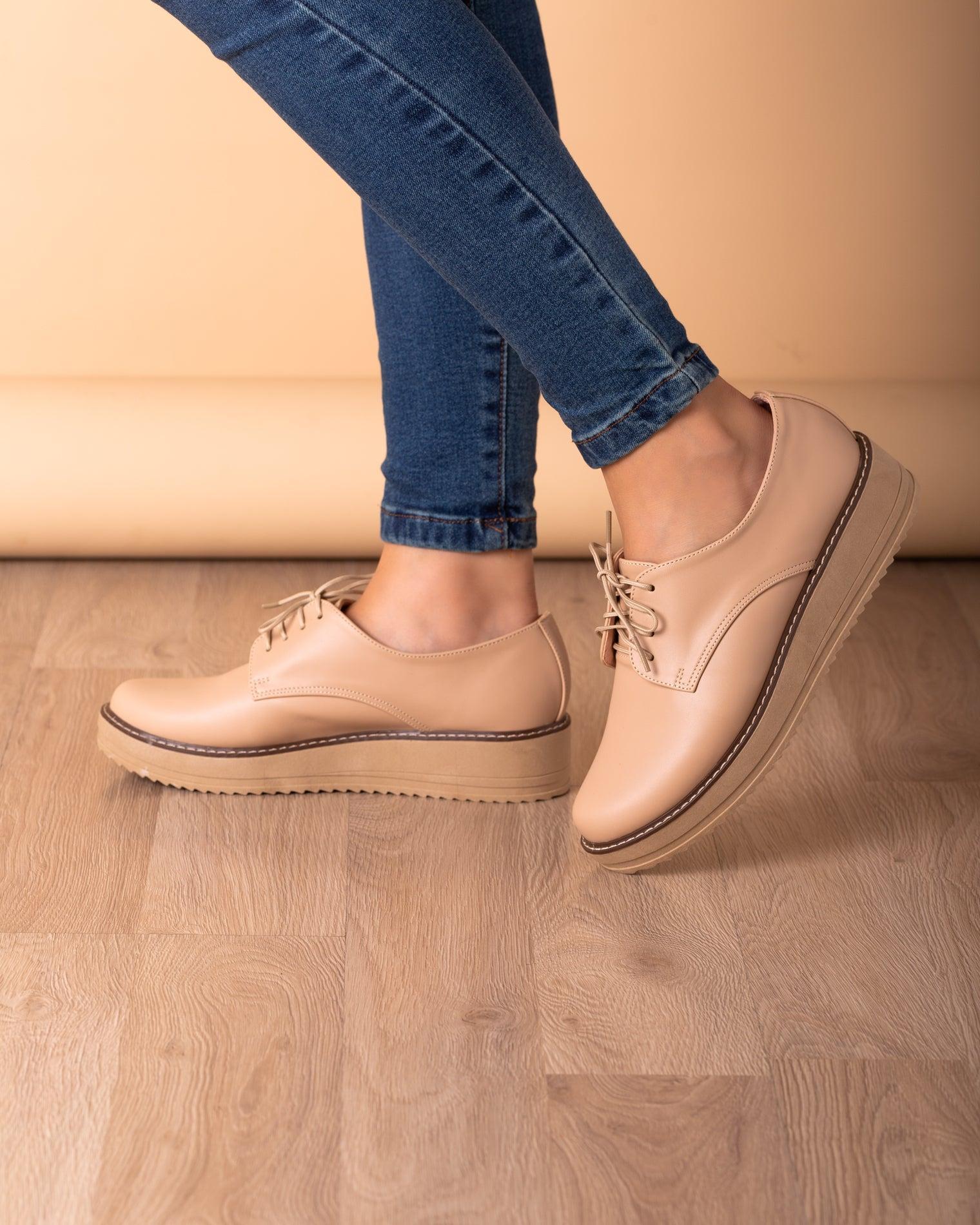 MOCASINES MUJER RECIFE 3.0 BEIGE - 1