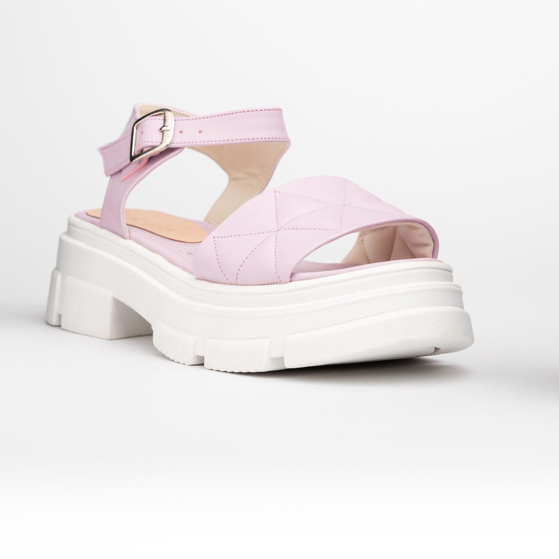 SANDALIAS CASUALES MUJER PRADA LILA - 3
