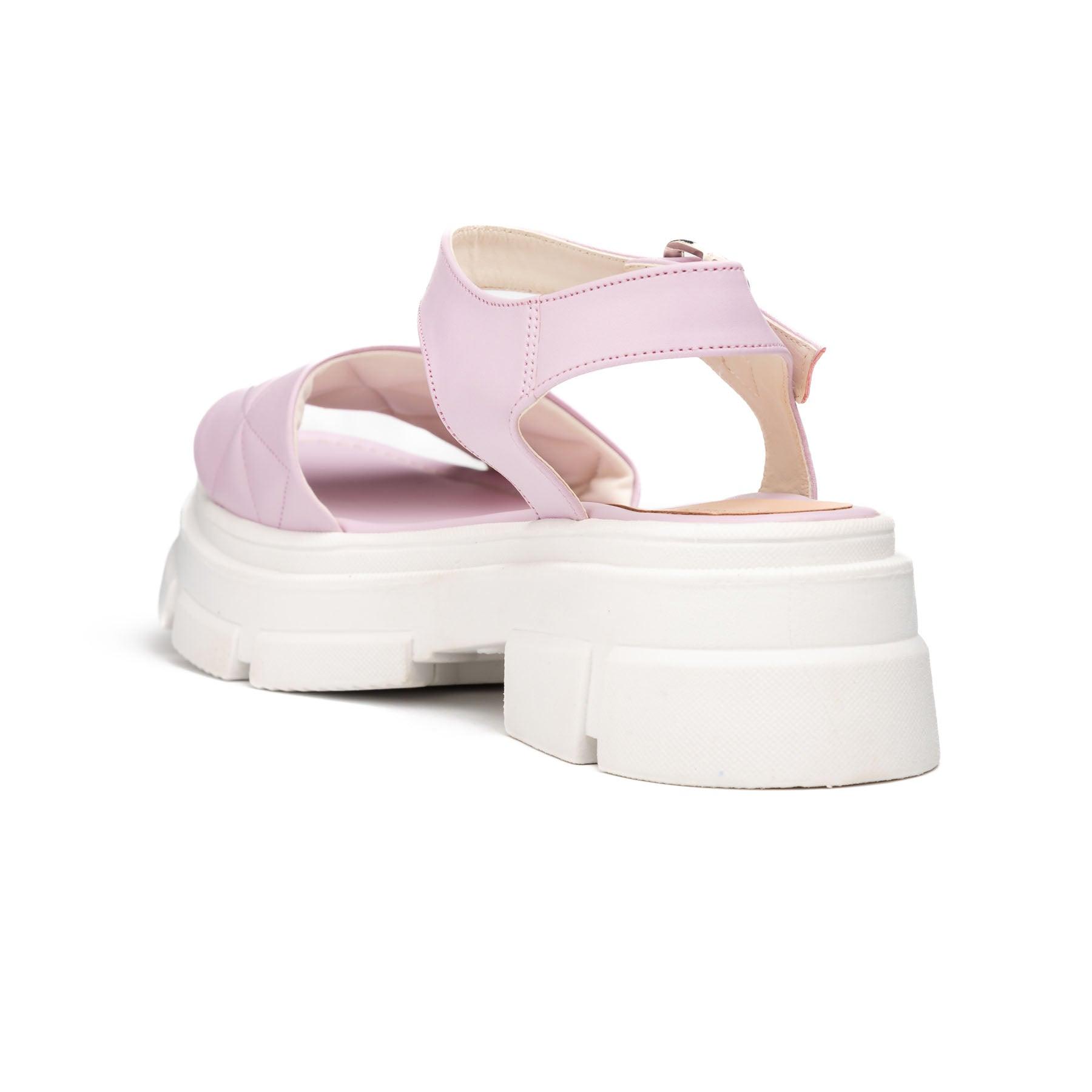 SANDALIAS CASUALES MUJER PRADA LILA - 4