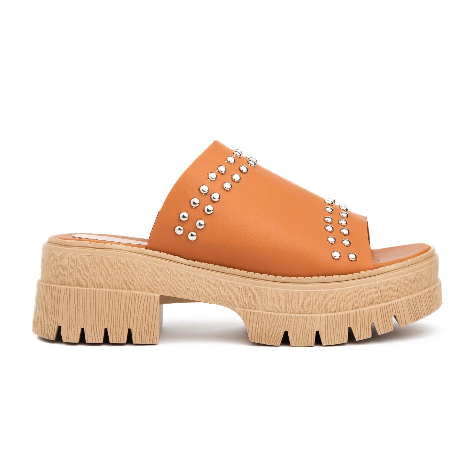 SANDALIAS CASUALES MUJER LUVRE CAMEL - 2