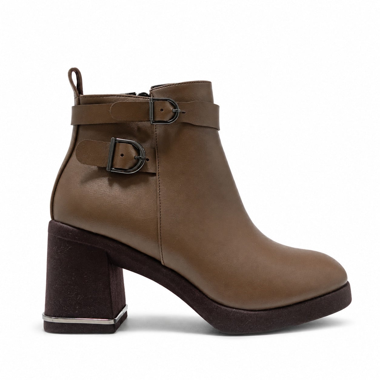 BOTINES MUJER YAMY MARRON - 1