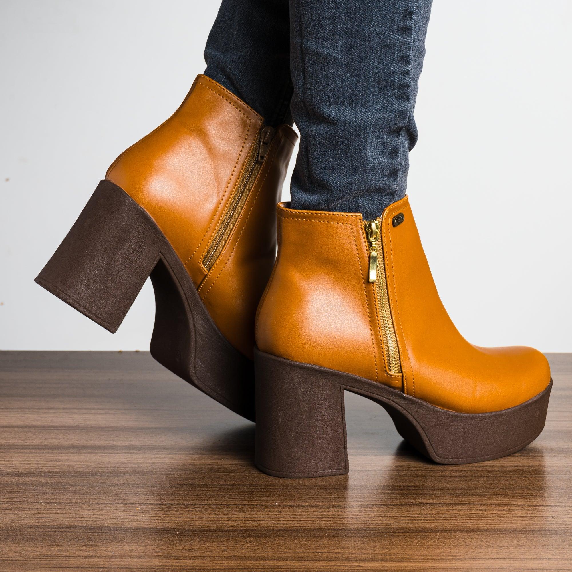 BOTAS MUJER ADAIA CAMEL - 3