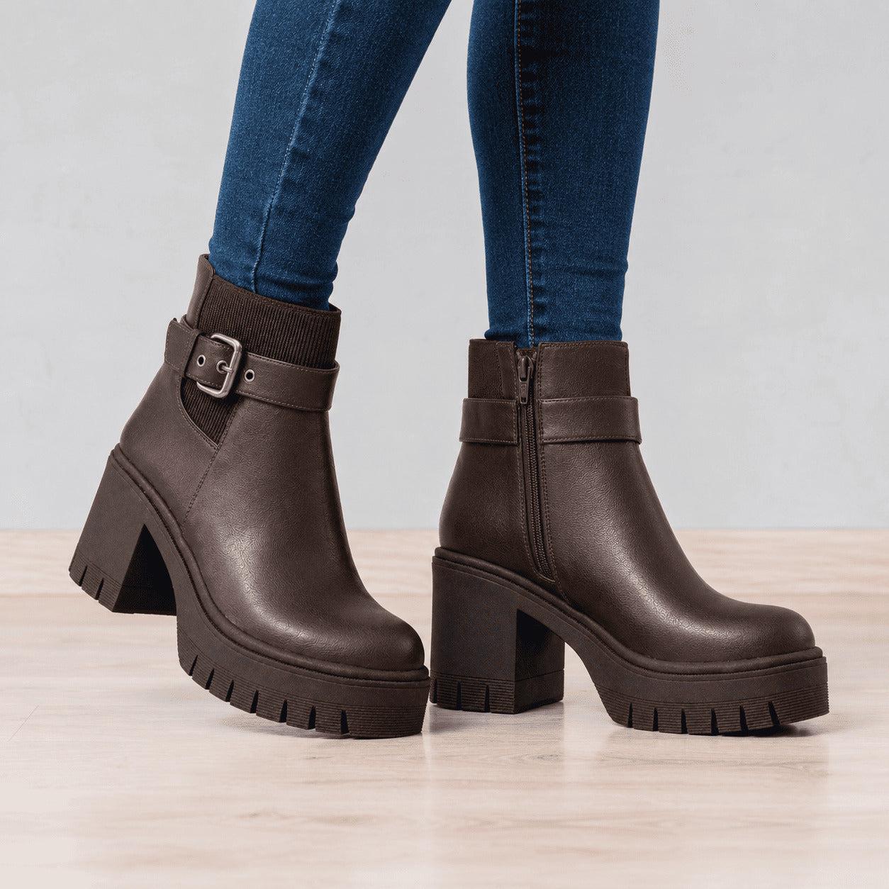 BOTAS MUJER LAR MARRÓN - 2