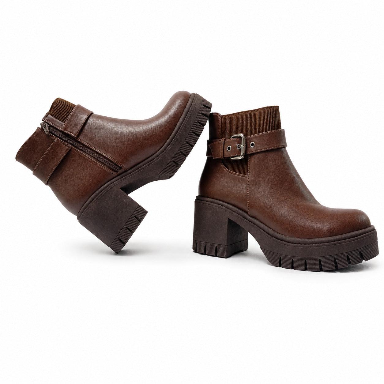 BOTAS MUJER LAR MARRÓN - 6