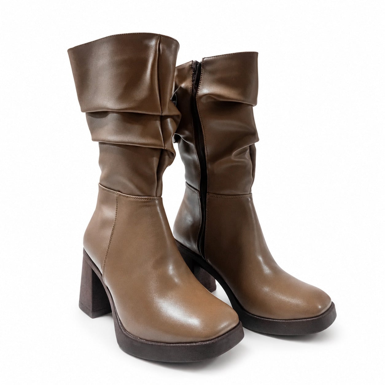BOTAS MUJER CHUNNY MARRÓN CLARO - 4