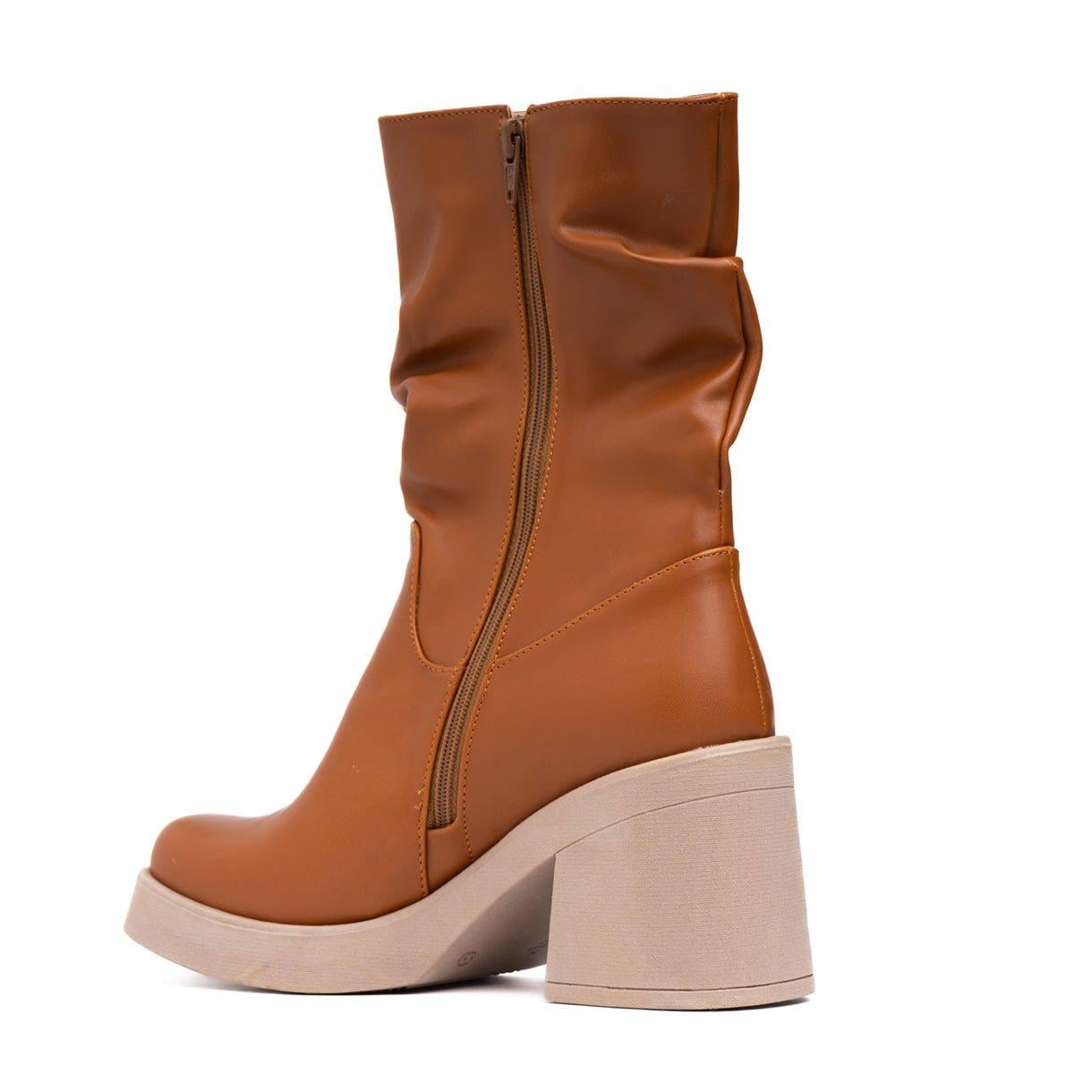BOTINES MUJER CHUNNY CAMEL - 6
