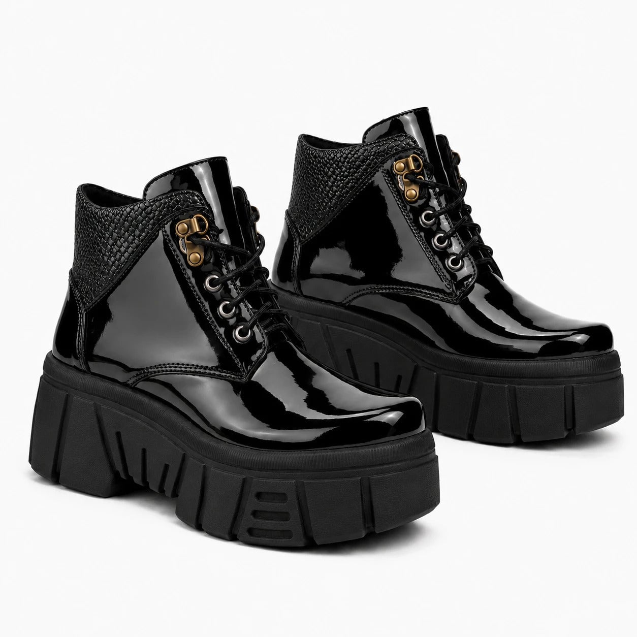 BOTAS MUJER DENIZLI NEGRO CHAROL - 5
