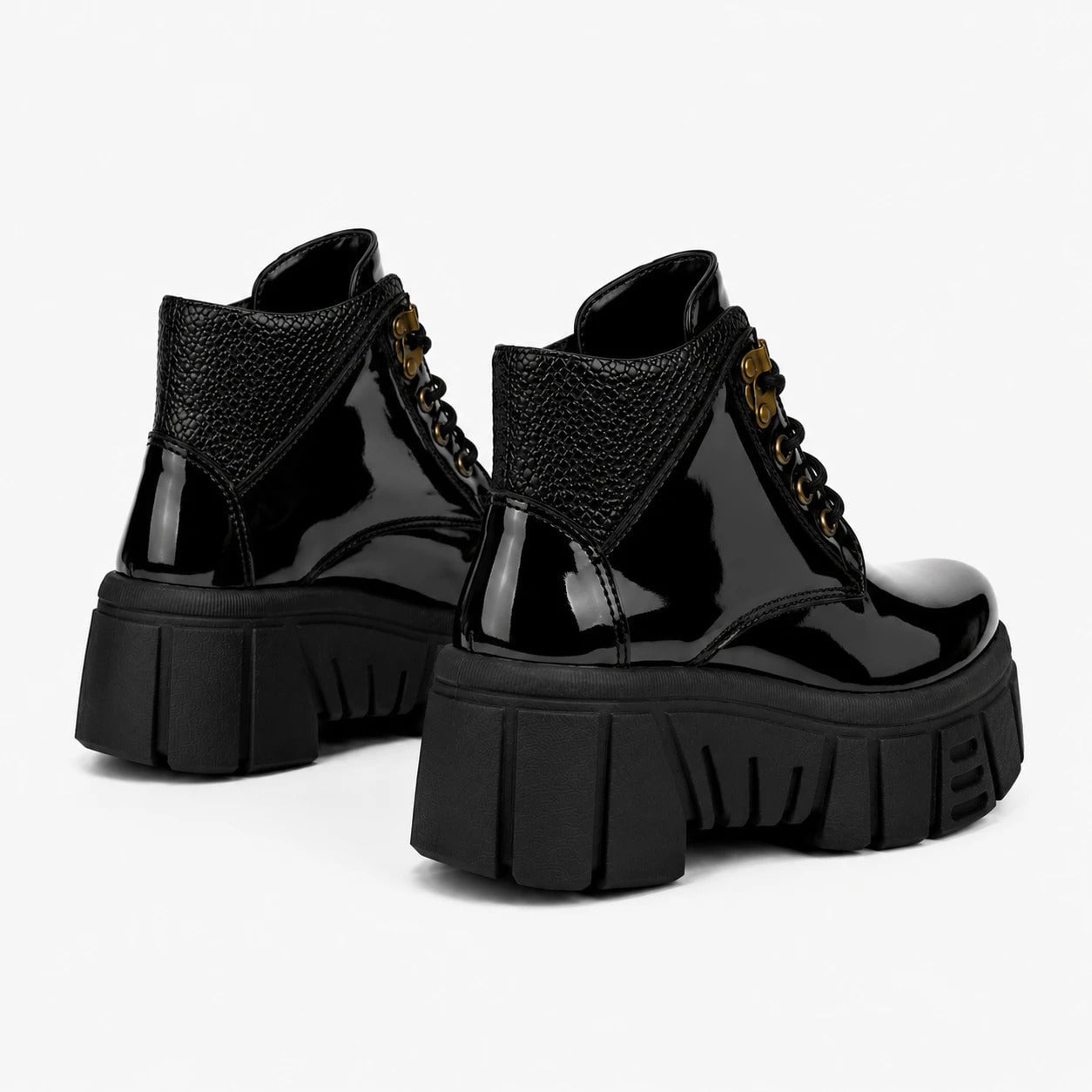 BOTAS MUJER DENIZLI NEGRO CHAROL - 6